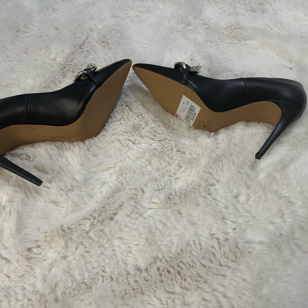 Black Karl Lagerfeld heels